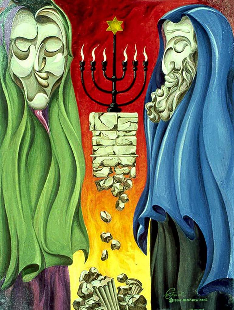Original Modernism People Paintings by Tvostudio Fine Art