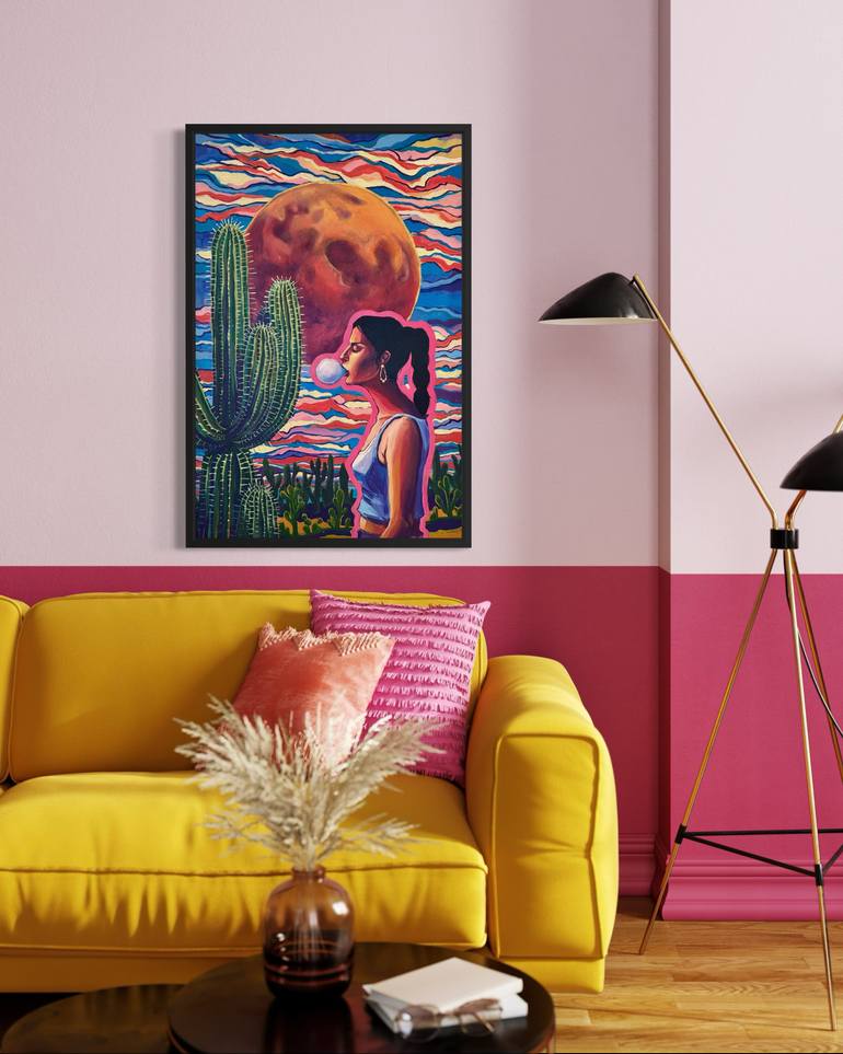 Original Figurative Women Painting by Kseniia Barvinko