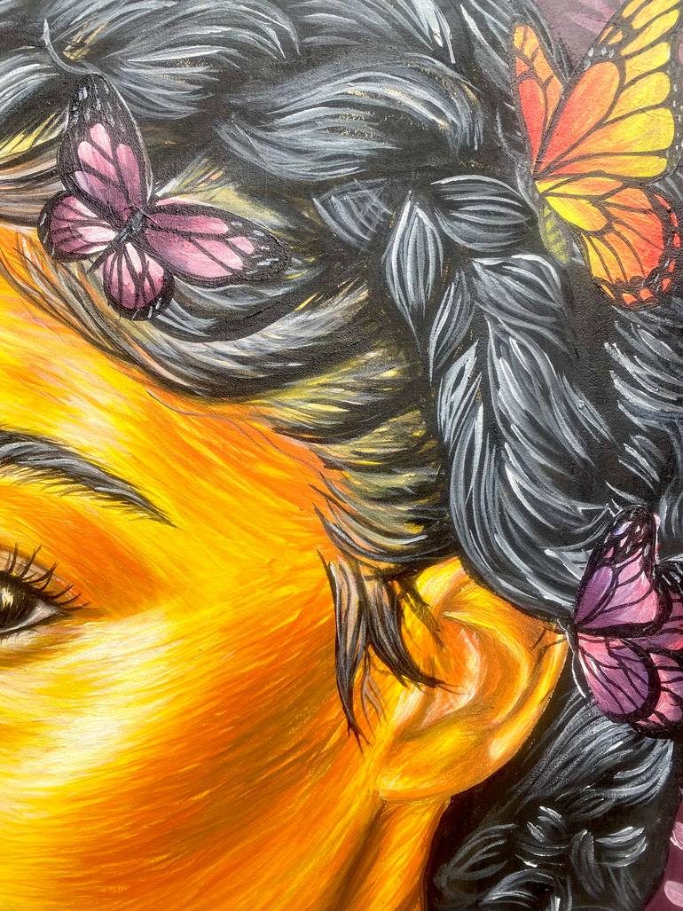 Original Abstract Expressionism Nature Painting by Adewale Adeyemi