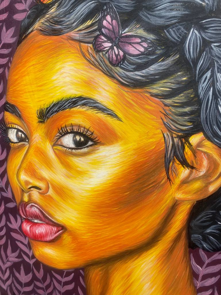 Original Abstract Expressionism Nature Painting by Adewale Adeyemi