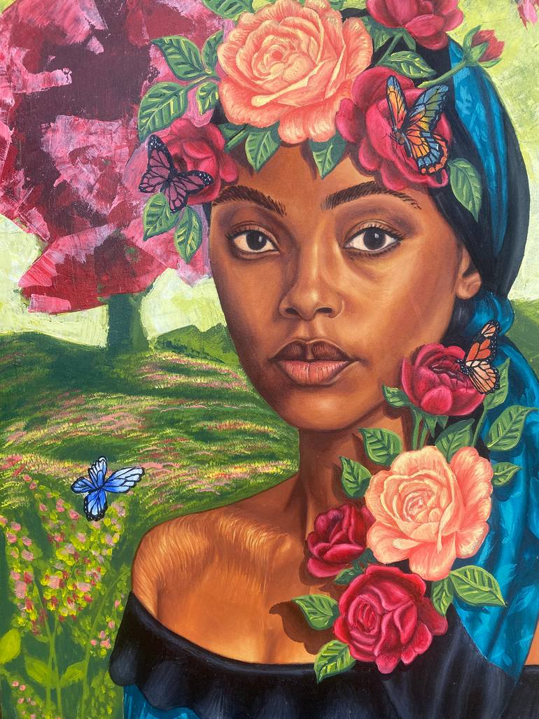 Original Figurative Body Painting by Adewale Adeyemi