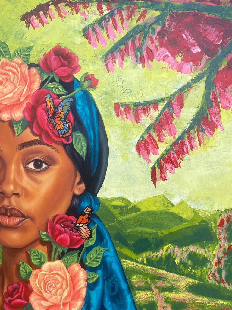 Original Figurative Body Painting by Adewale Adeyemi