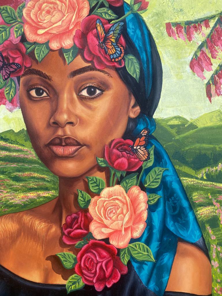 Original Figurative Body Painting by Adewale Adeyemi