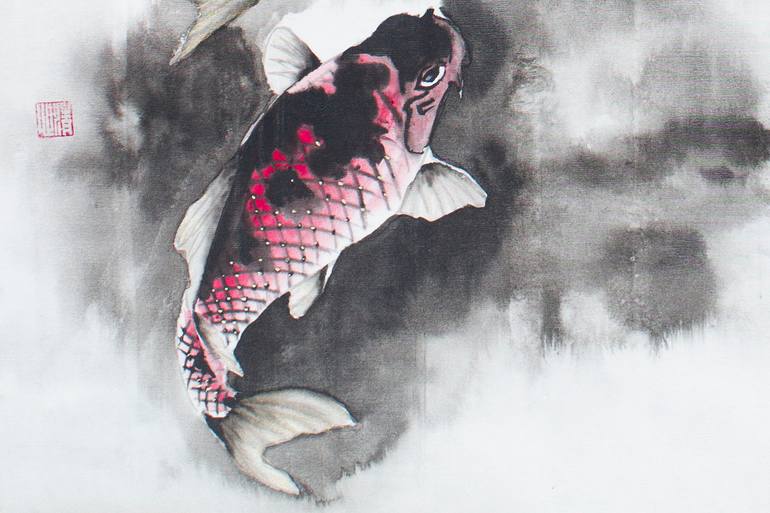 Original Contemporary Animal Painting by Kseniya Dueva