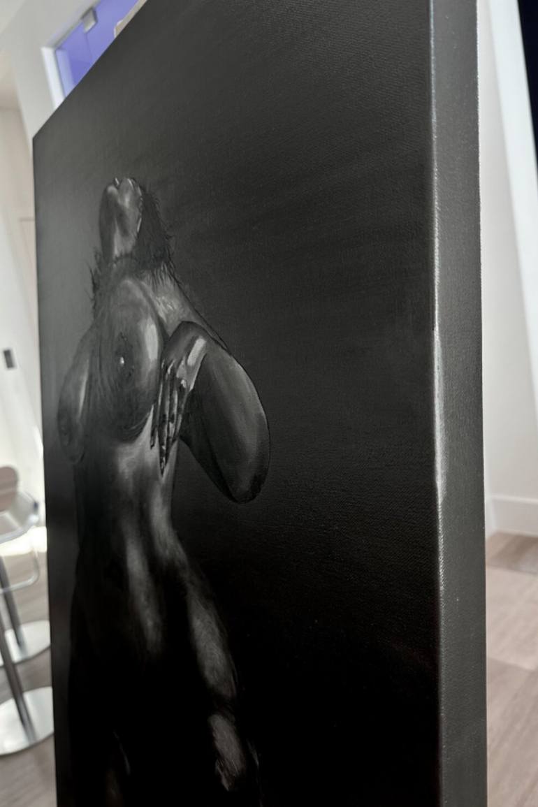 Original Realism Nude Painting by Oleksandr Dmytrenko