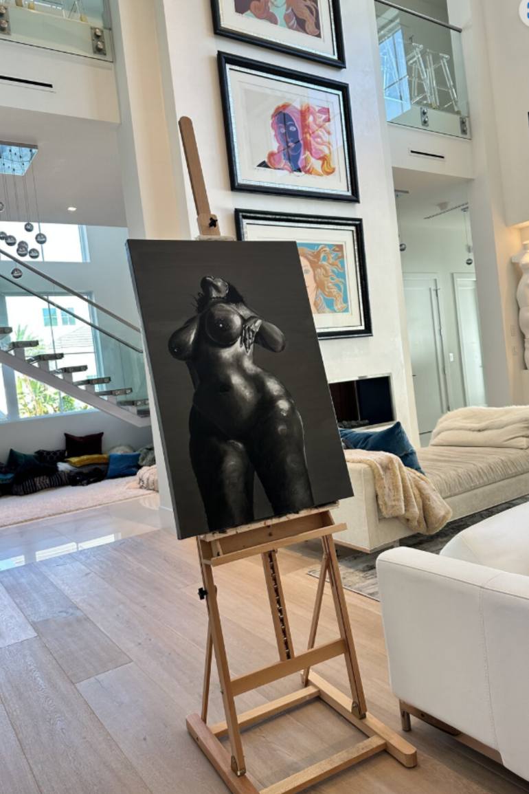 Original Realism Nude Painting by Oleksandr Dmytrenko