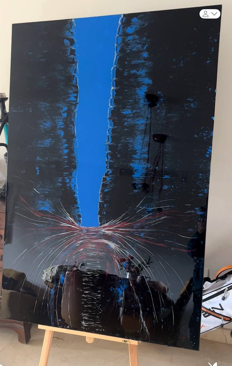 Original Abstract Expressionism Abstract Painting by Turik Art -  Kseniia Turik