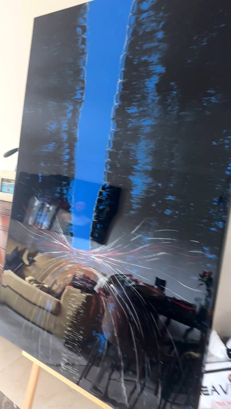 Original Abstract Expressionism Abstract Painting by Turik Art -  Kseniia Turik