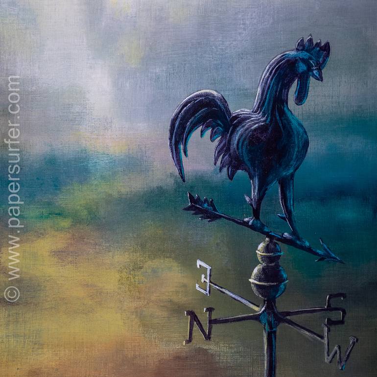 Original Figurative Landscape Painting by Mark Crockett