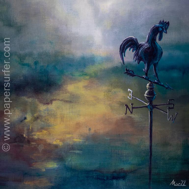 Original Figurative Landscape Painting by Mark Crockett