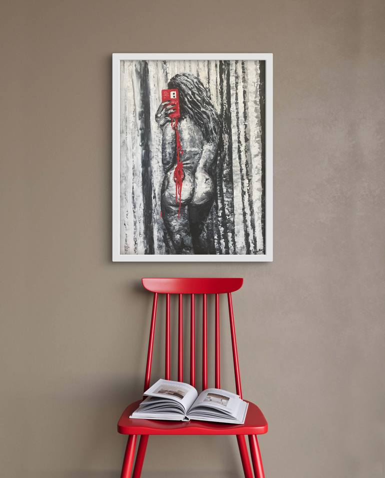 Original Contemporary Women Painting by Maria Sarri Belle