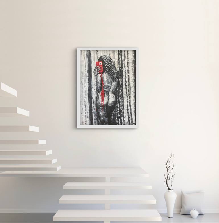 Original Contemporary Women Painting by Maria Sarri Belle