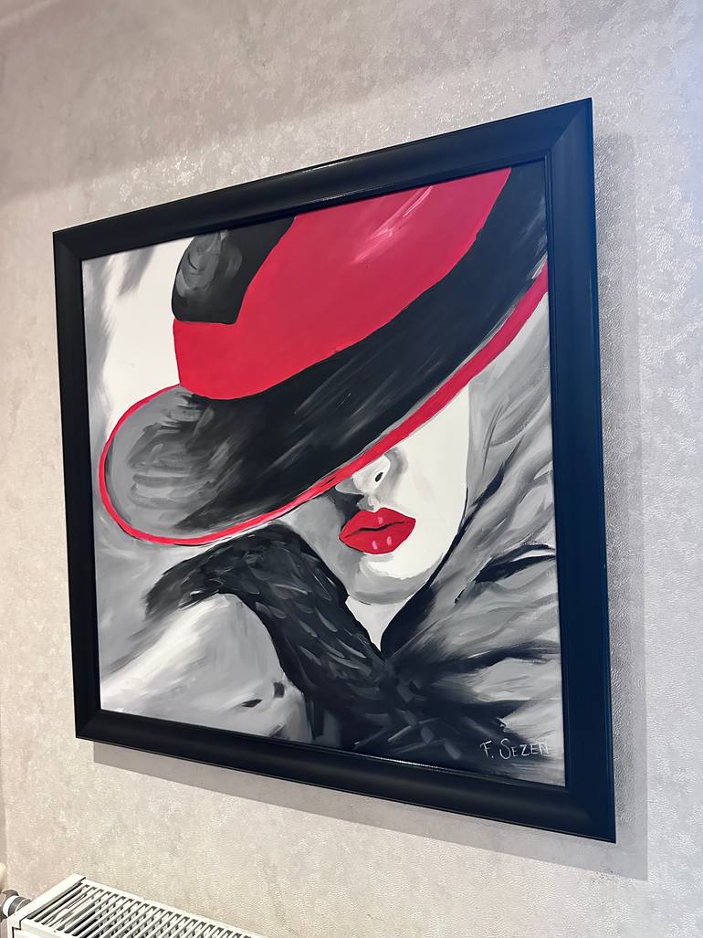 Original Abstract Painting by Funda Sezen In