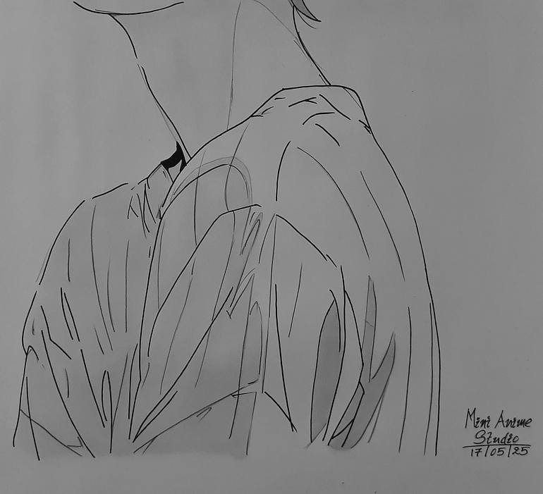 Original Other Men Drawing by Nadeesha Lakshan
