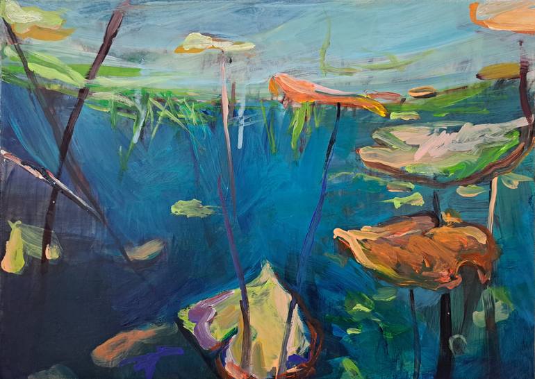 Original Realism Water Painting by Smi Hylander