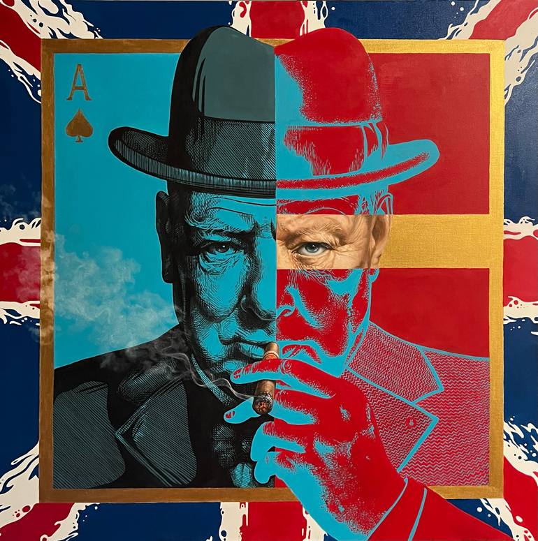 The Ace of Spades Painting by Dorian Radu | Saatchi Art