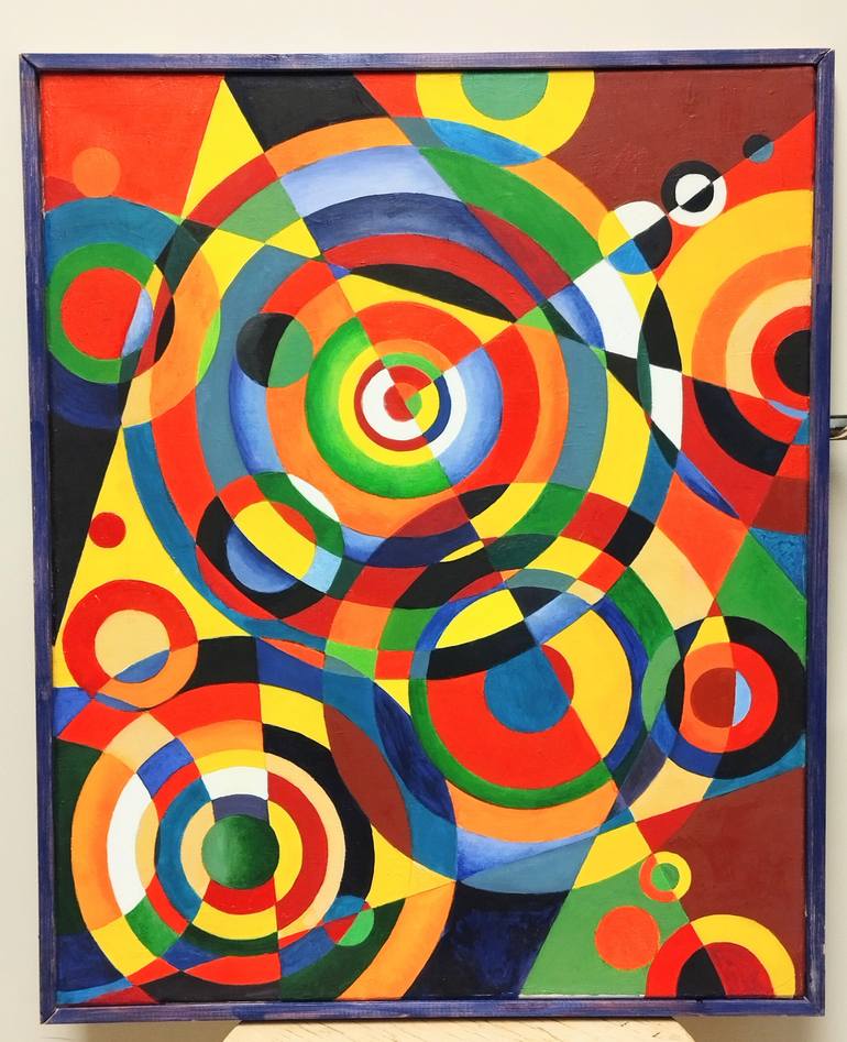 Original Abstract Painting by Julia Valkiainen