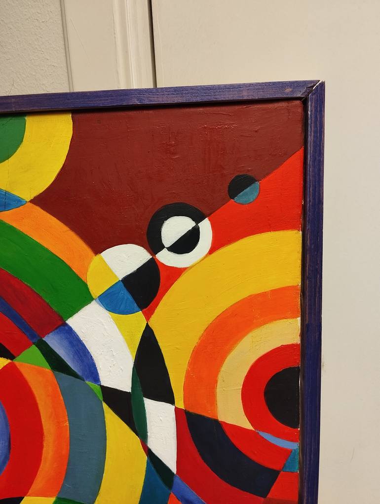 Original Abstract Painting by Julia Valkiainen