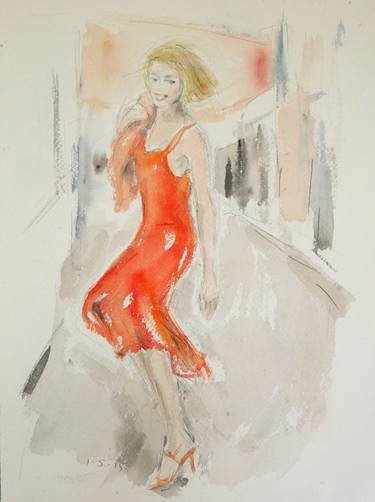 Print of Figurative People Paintings by Karen Persson