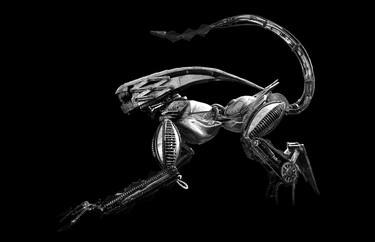 Original Art Deco Science/Technology Sculpture by Victor Dulin