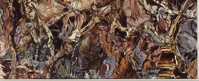 Original Contemporary Abstract Collage by Junko Chodos