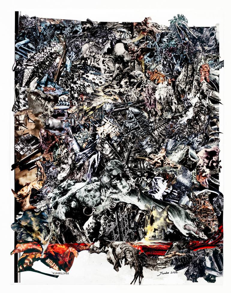 Extinction Series No. 1 Collage by Junko Chodos | Saatchi Art
