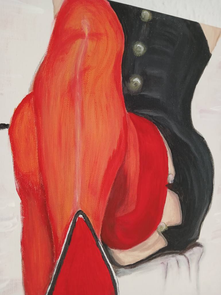 Original Figurative Body Painting by Nataliia Lipetska