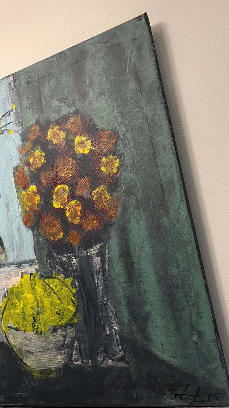 Original Abstract Expressionism Still Life Painting by Patrick Hale