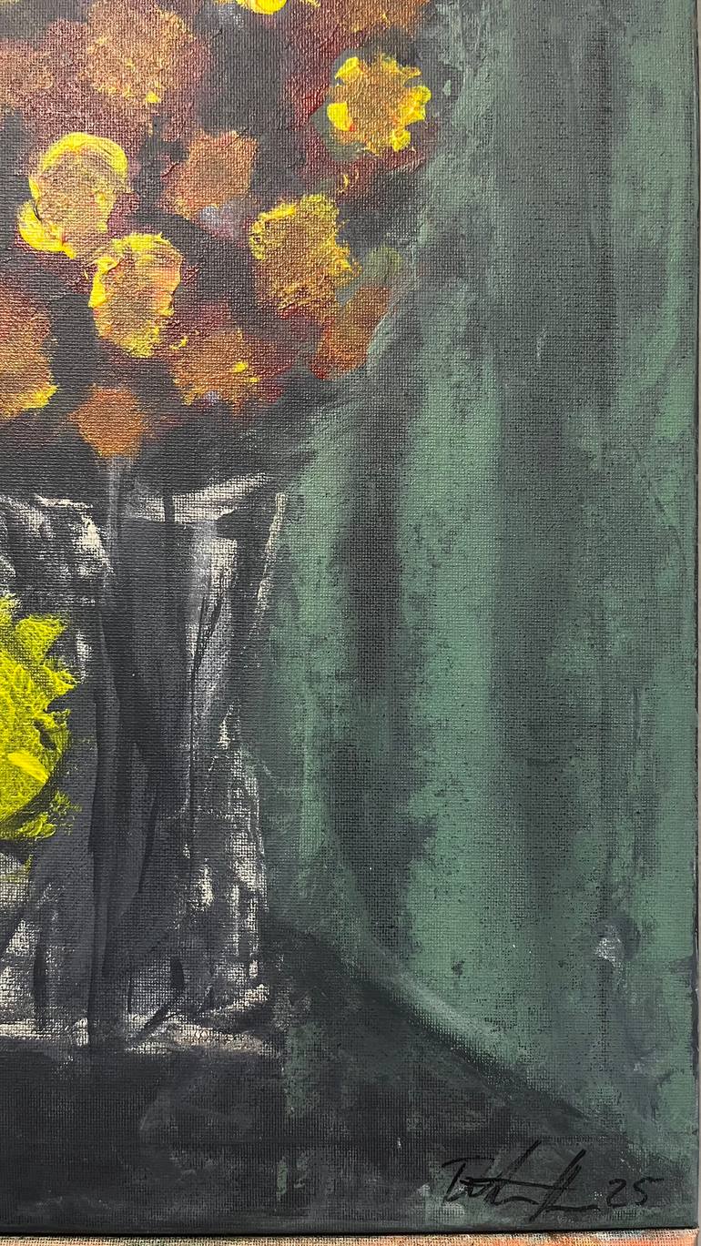 Original Abstract Expressionism Still Life Painting by Patrick Hale