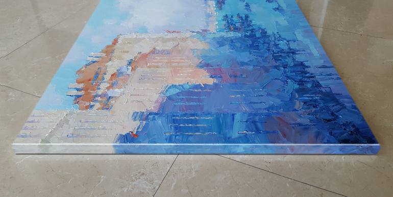 Original Contemporary Architecture Painting by Alex Hook Krioutchkov