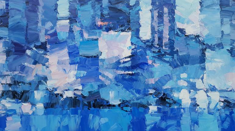 Original Expressionism Architecture Painting by Alex Hook Krioutchkov