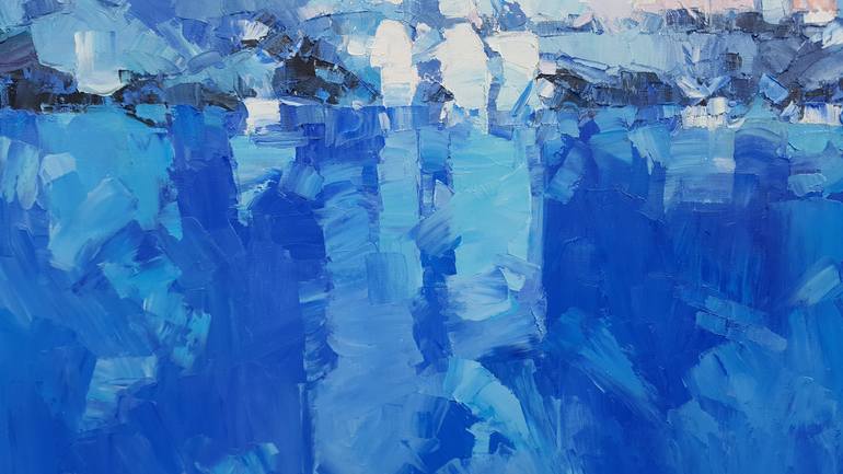 Original Expressionism Architecture Painting by Alex Hook Krioutchkov