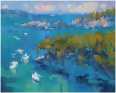 Original Contemporary Seascape Painting by Alex Hook Krioutchkov