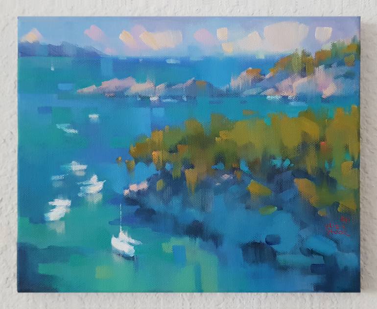 Original Contemporary Seascape Painting by Alex Hook Krioutchkov