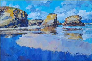 Original Contemporary Beach Painting by Alex Hook Krioutchkov