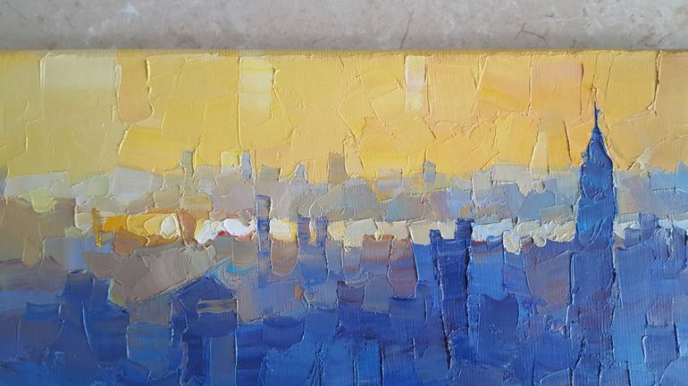 Original Expressionism Cities Painting by Alex Hook Krioutchkov