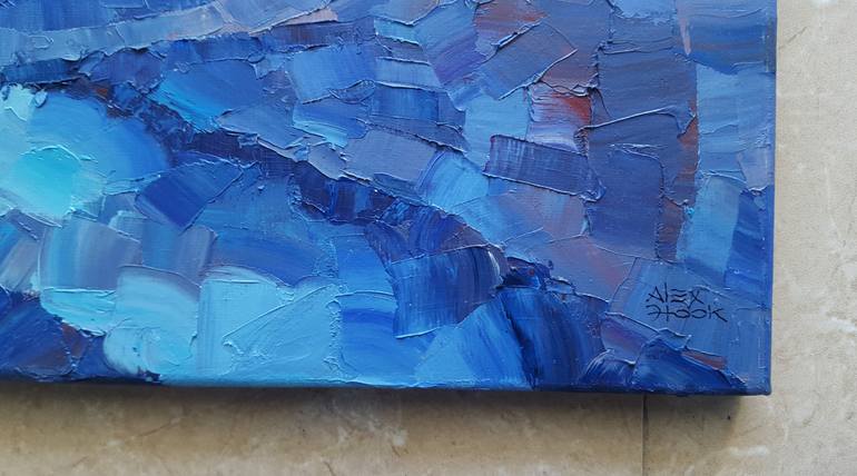 Original Expressionism Cities Painting by Alex Hook Krioutchkov