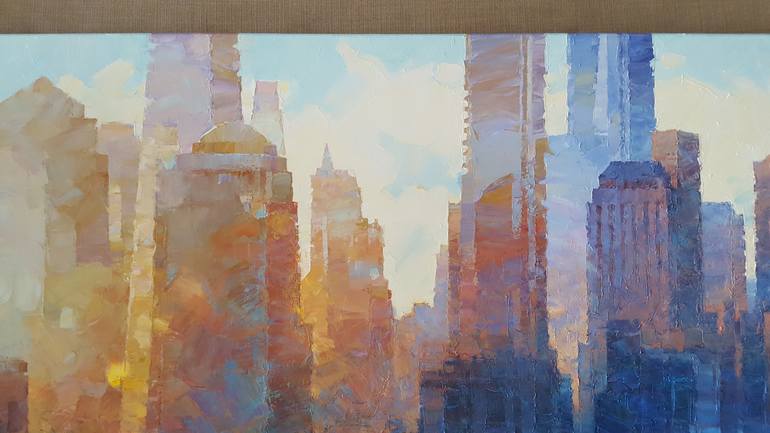 Original Expressionism Architecture Painting by Alex Hook Krioutchkov