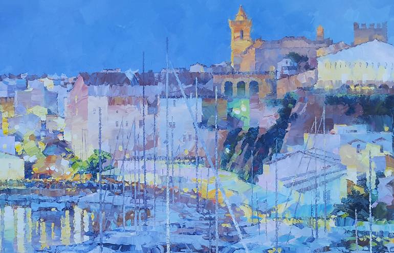 Original Modern Cities Painting by Alex Hook Krioutchkov