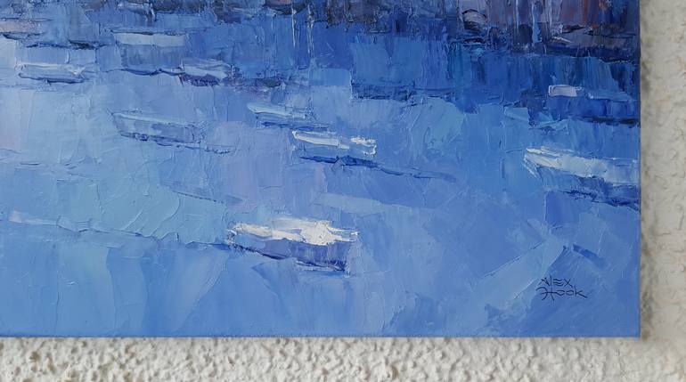 Original Expressionism Cities Painting by Alex Hook Krioutchkov