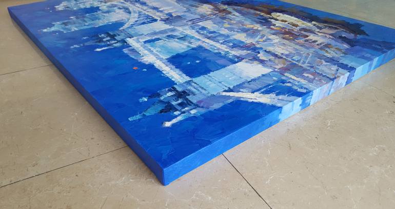Original Contemporary Cities Painting by Alex Hook Krioutchkov