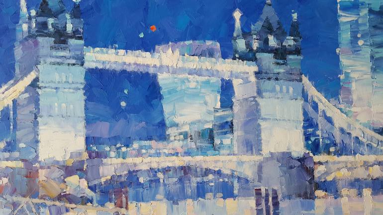 Original Contemporary Cities Painting by Alex Hook Krioutchkov