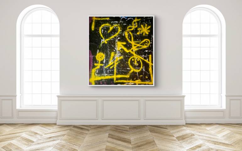 Original Symbolism Abstract Painting by Bernhard Mayer