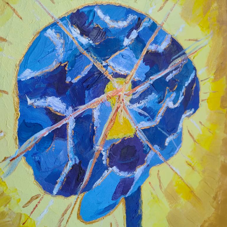 Original Abstract Expressionism Abstract Painting by Stanislav Szmelkowski