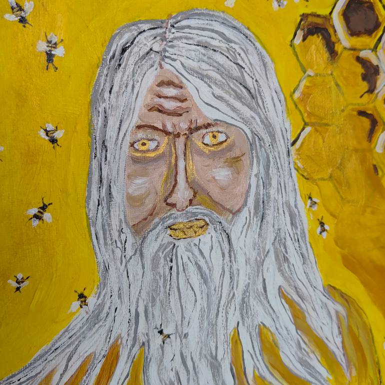Original Symbolism Men Painting by Stanislav Szmelkowski
