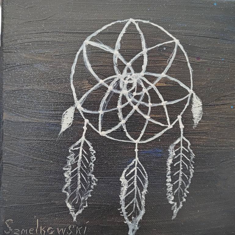 Original Symbolism Patterns Painting by Stanislav Szmelkowski