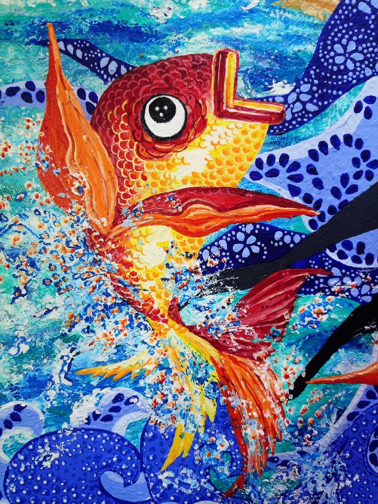 Original Surrealism Classical Mythology Painting by Danny Hussyn