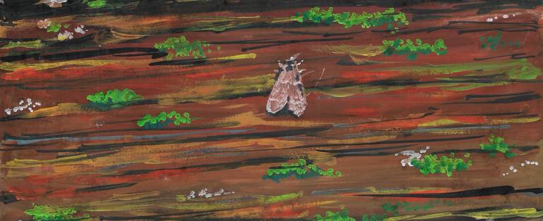 Original Abstract Expressionism Nature Painting by Danny Hussyn