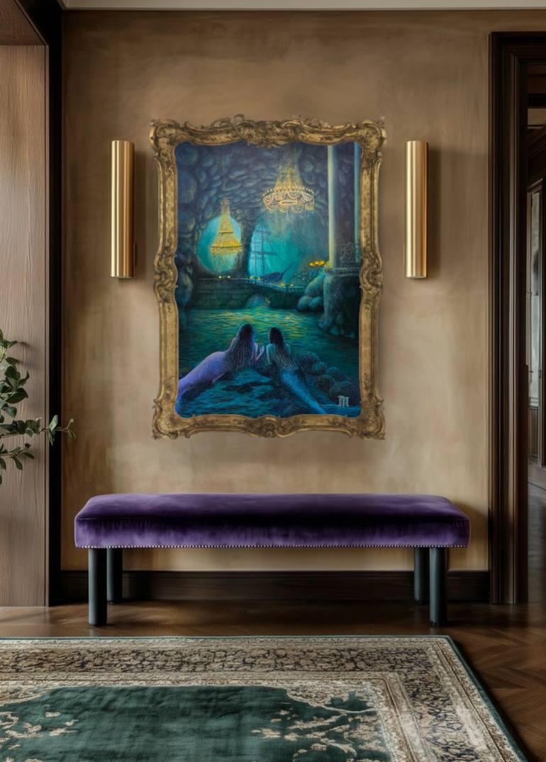 Original Contemporary Fantasy Painting by Maryna Zariada