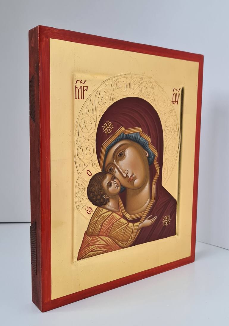 Original Symbolism Religion Painting by Anna Prokopenko